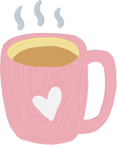 Handdrawn Painterly Cute Objects Mug